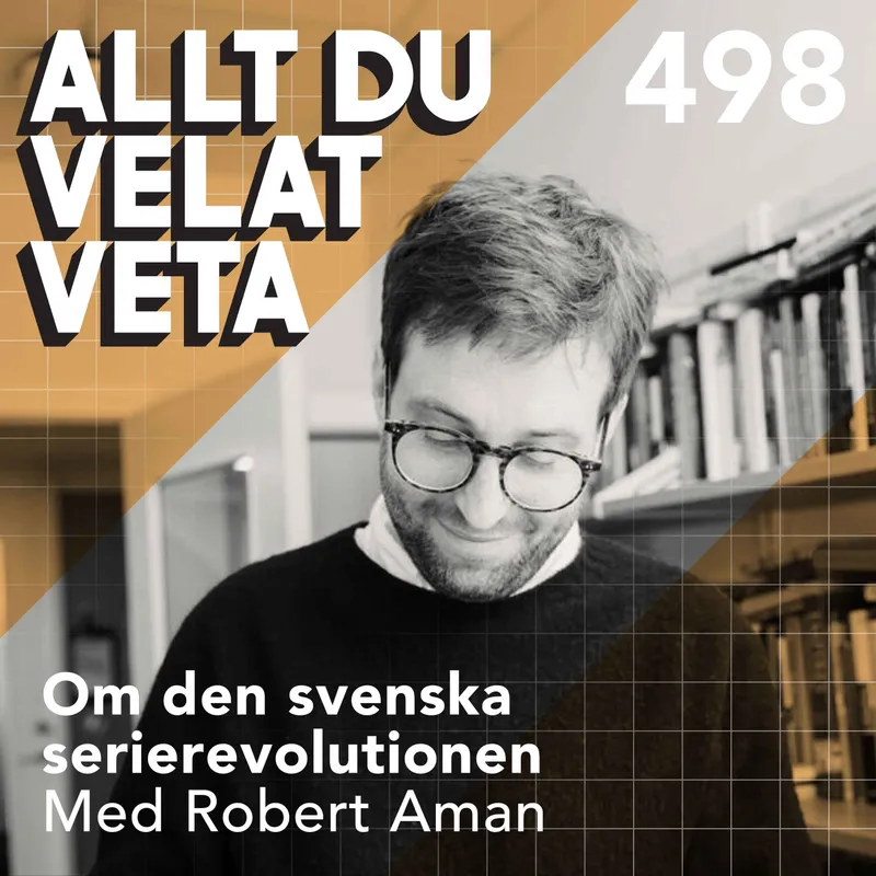 498 Om den svenska serierevolutionen med Robert Aman artwork
