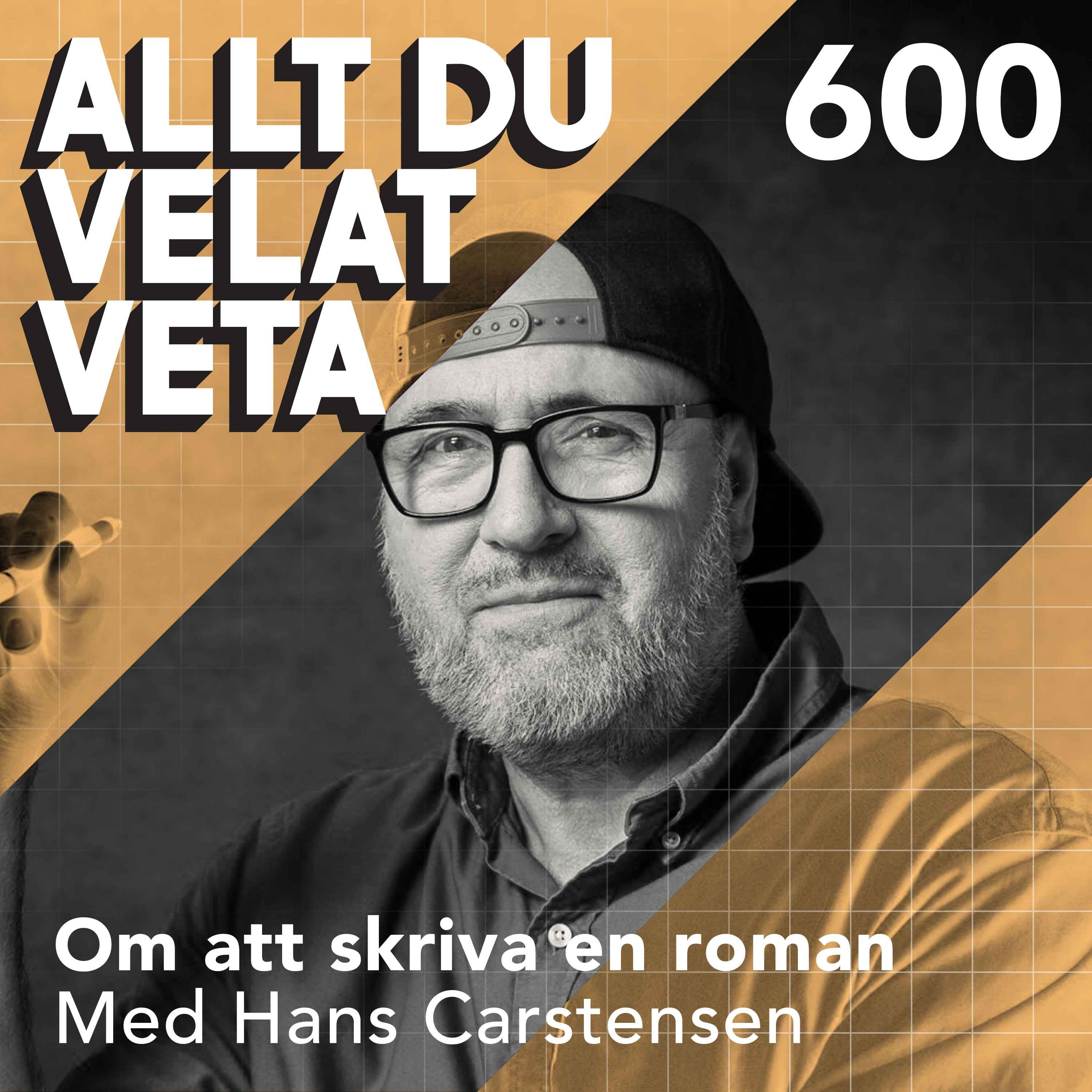 600 Om att skriva en bok med Hans Carstensen artwork