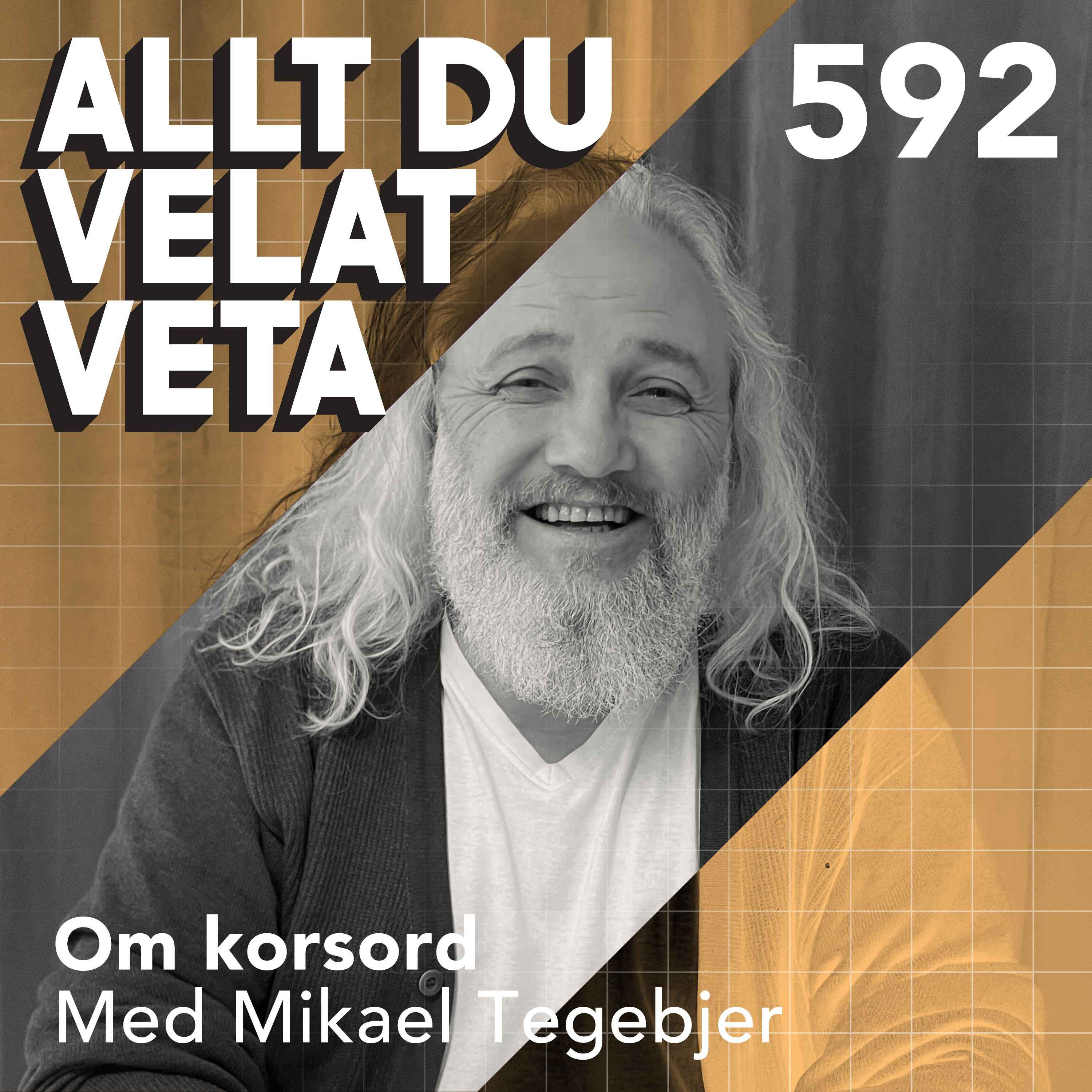 592 Om korsord med Mikael Tegebjer artwork