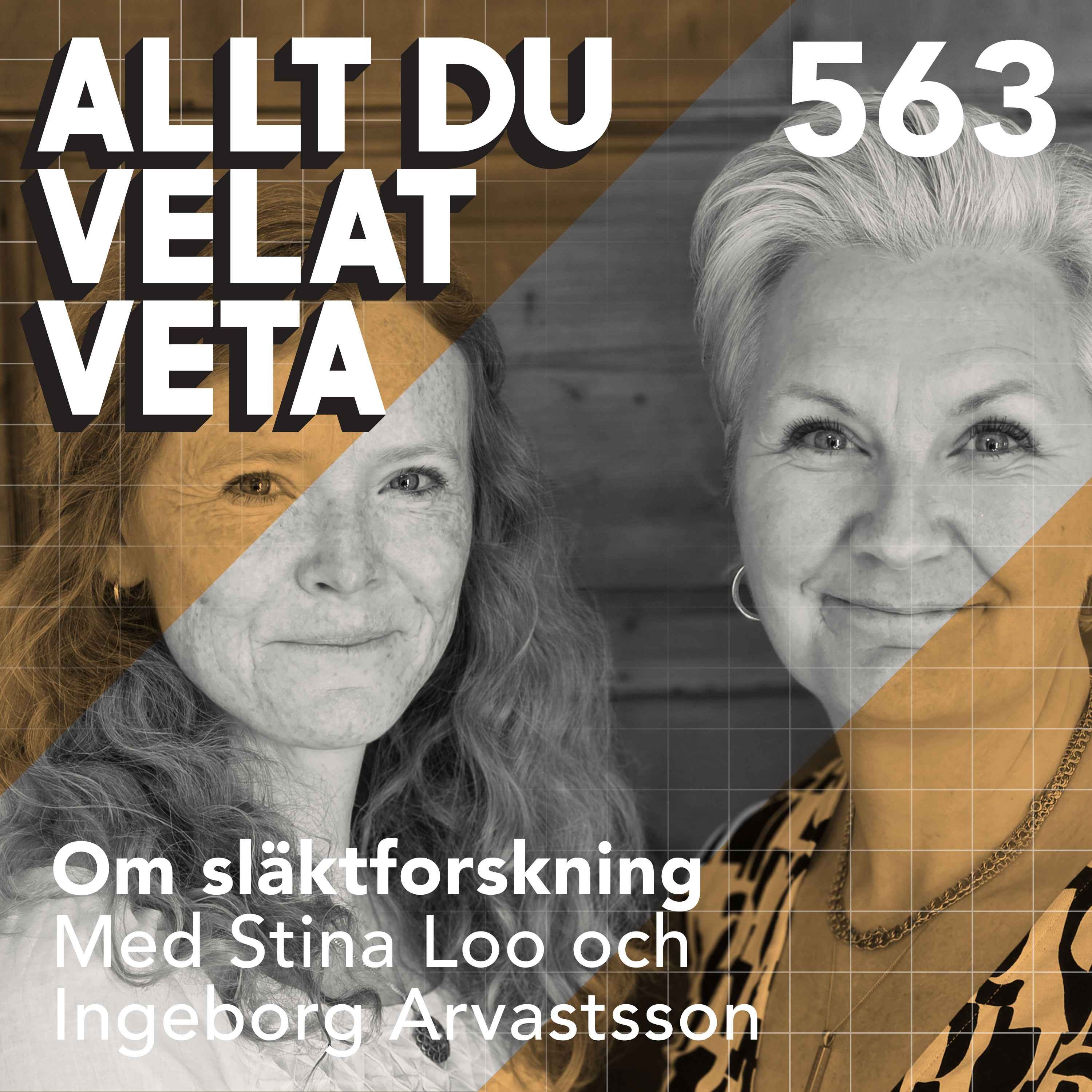 563 Om släktforskning med Stina Loo och Ingeborg Arvastsson artwork