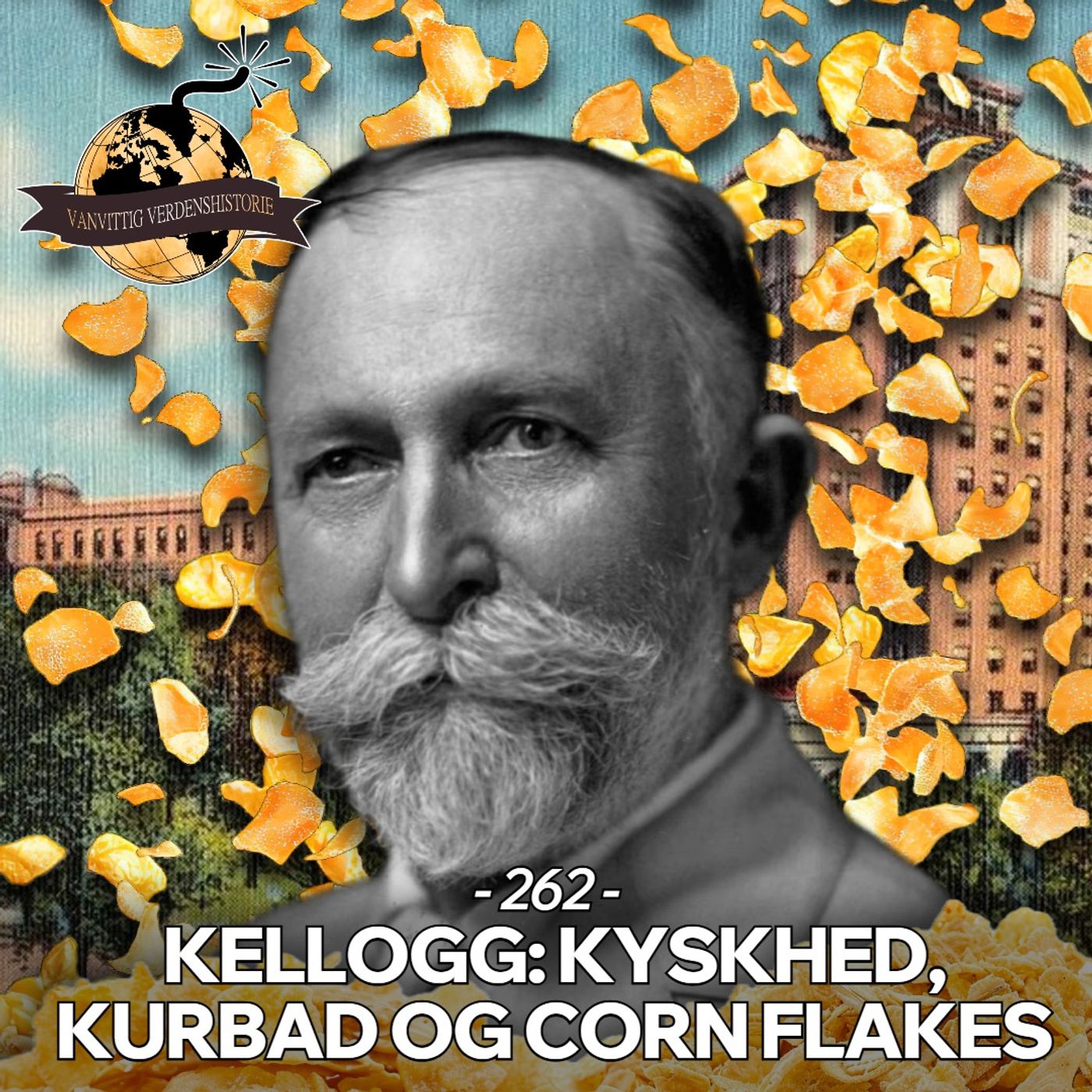 #262: Kellogg: Kyskhed, Kurbad og Corn Flakes (Live fra Vejle) artwork