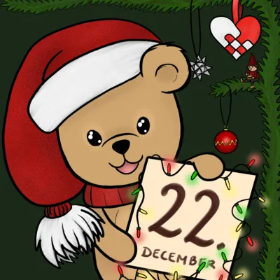 22. december - Regnbuens overraskelse artwork