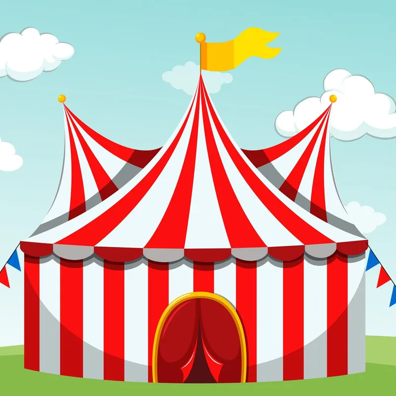Geo i cirkus artwork