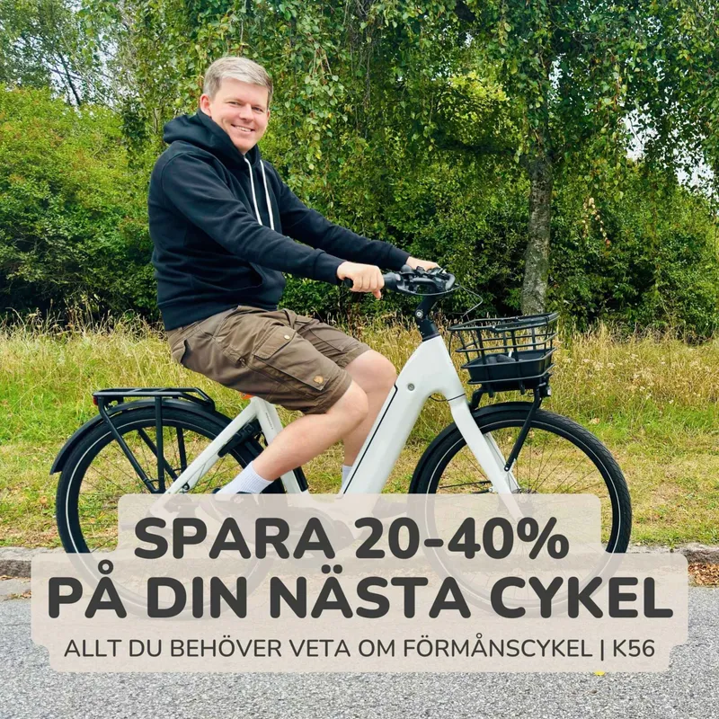 K56. Spara 20-40% på din nästa cykel | Förmånscykel: Tips, kalkyler, erfarenheter och eget köp artwork