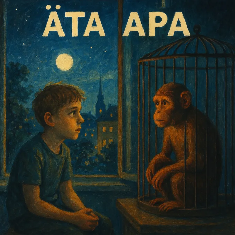 Äta Apa artwork