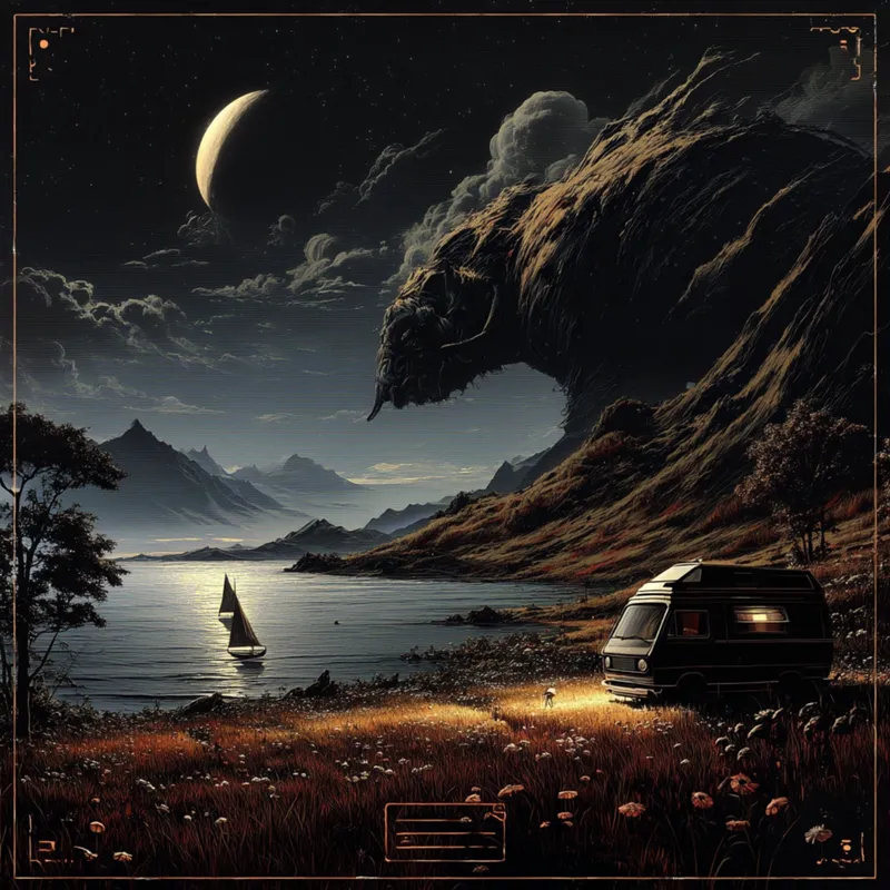 Gustav Vasa gråter i skogen artwork