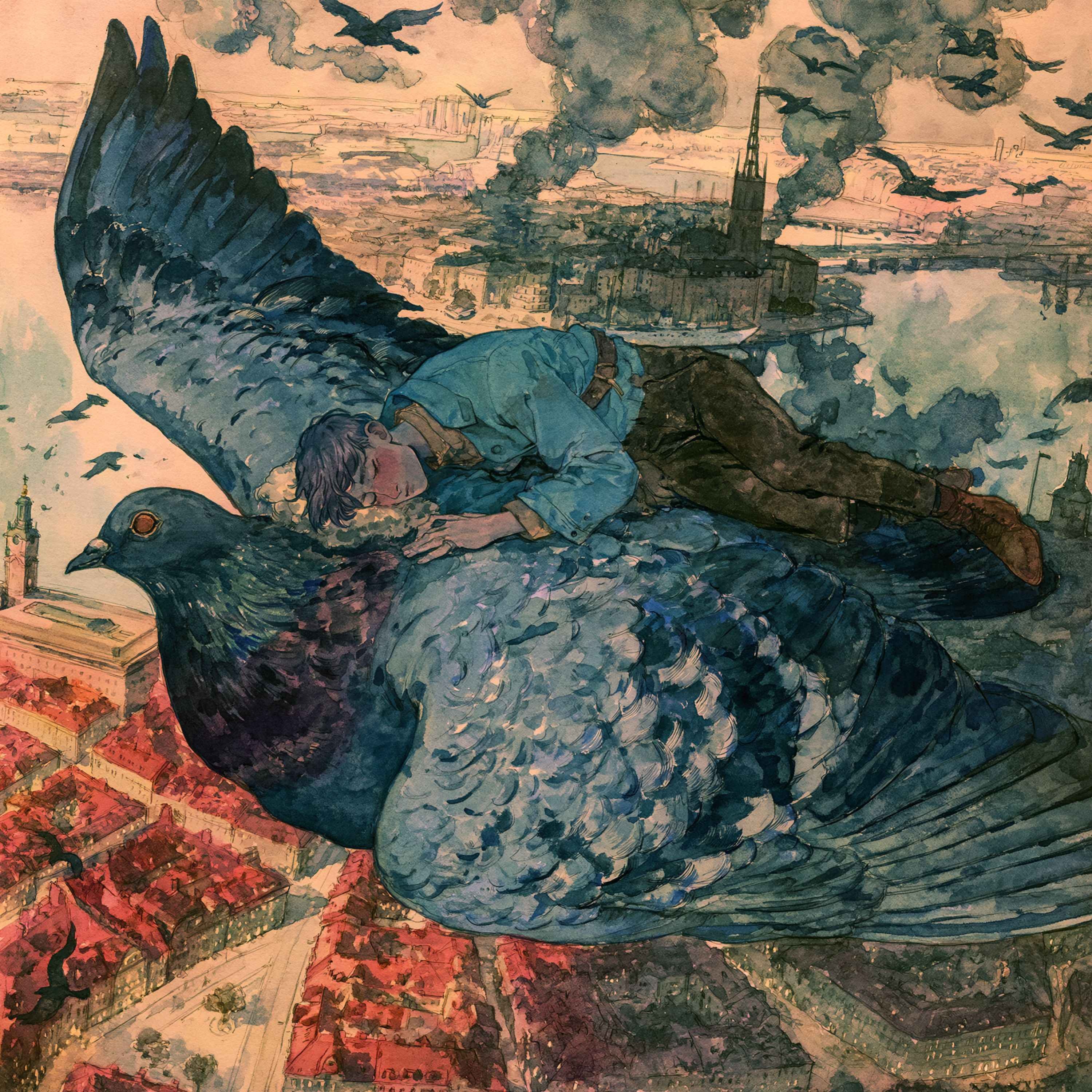 Vila på Duvekropp artwork