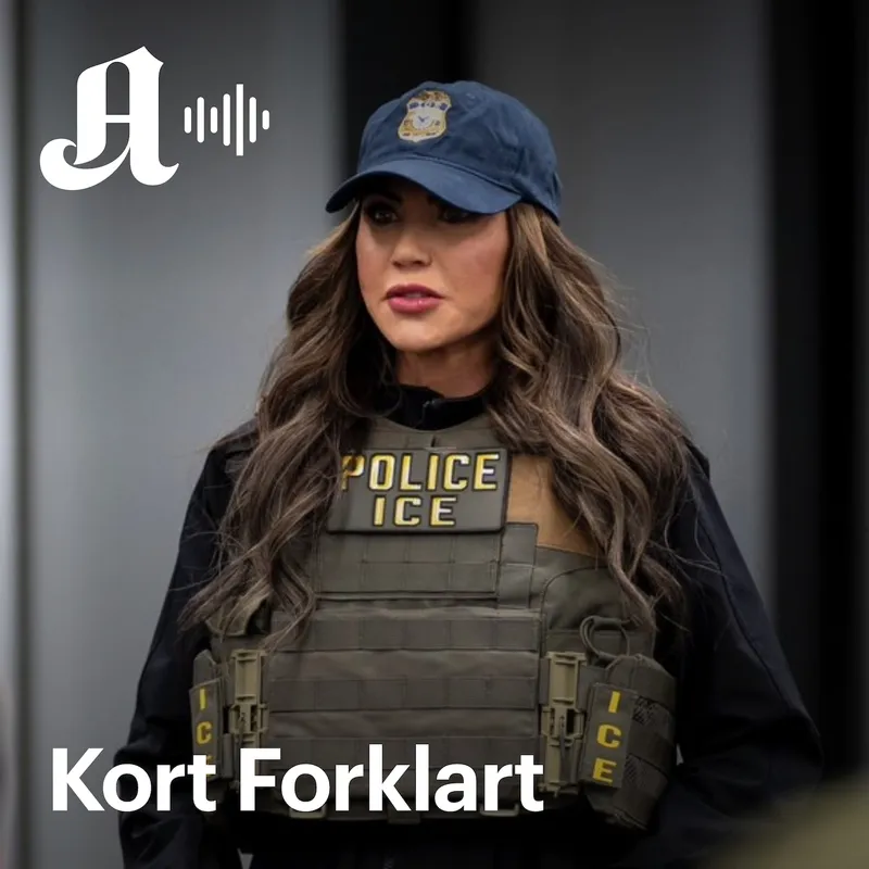 Kort Forklart: Kristi Noem sparket, og Trump nevnt i nye Epstein-dokumenter artwork