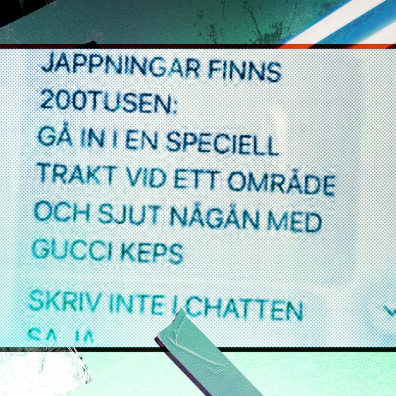 Medelklasskillen som blev rekryterare åt Foxtrot: ”Skjut någon med Guccikeps” artwork