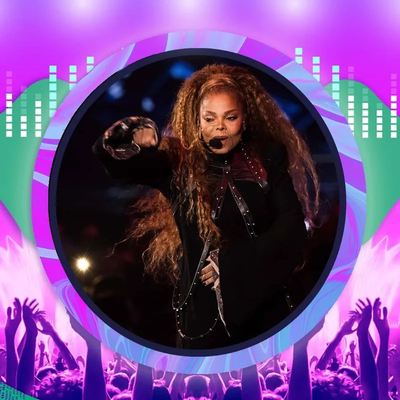Janet Jackson - popdrottningen i skuggan av skandalerna artwork