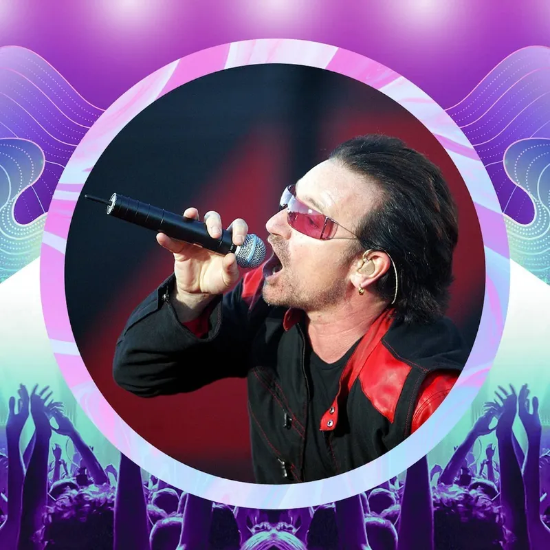 Bono – den störige världsförbättraren från U2 artwork