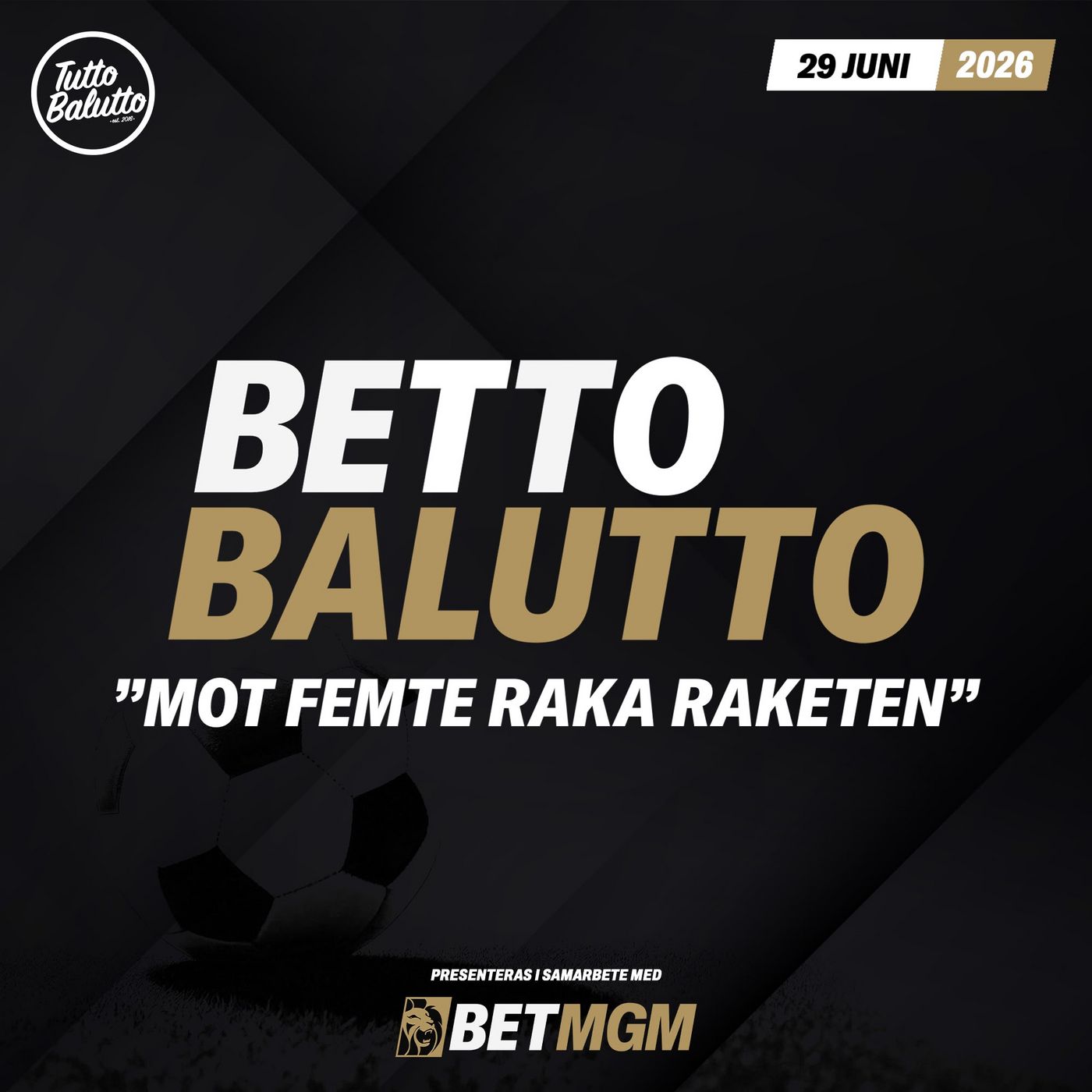 Betto Balutto - 29 juni 2026 artwork
