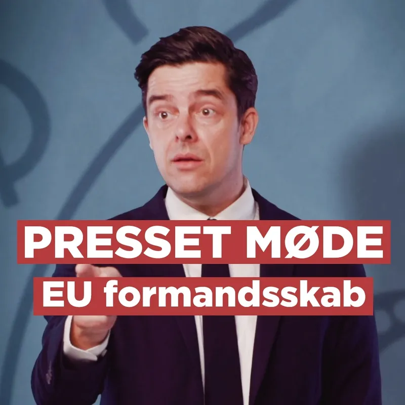 EU formandsskab // Presset Møde i Schøtministeriet 4. JULI 2025 artwork