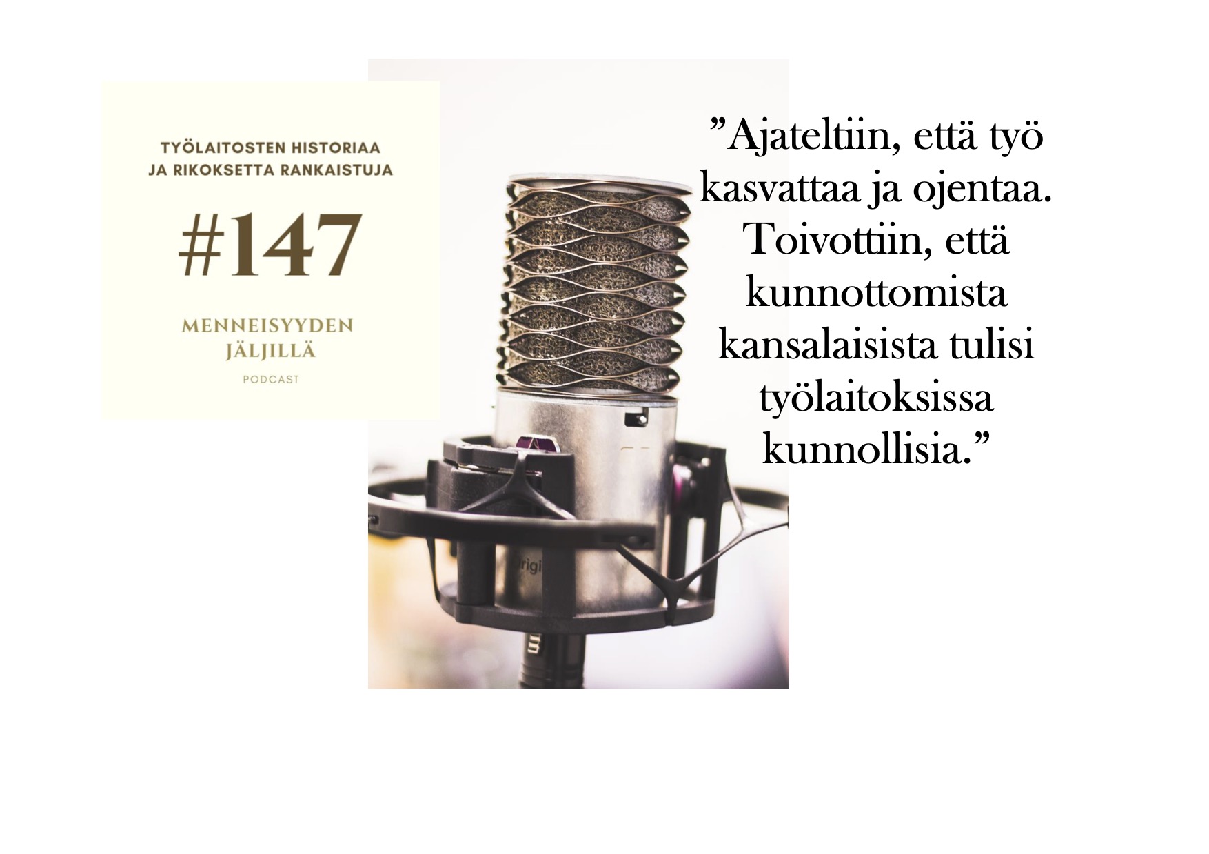 #147 Työlaitosten historiaa ja rikoksetta rankaistuja artwork