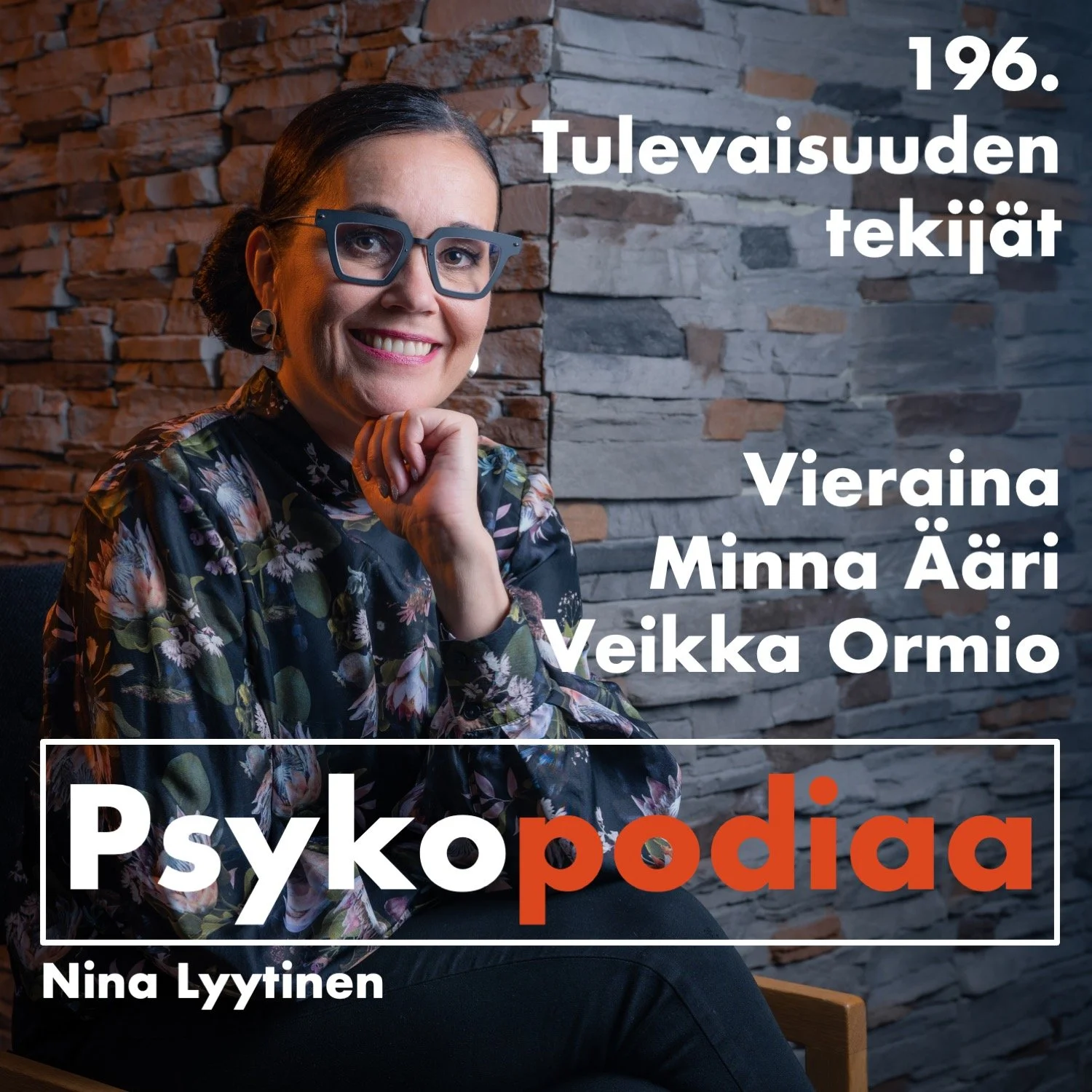 196. Tulevaisuuden tekijät. Vieraina Minna Ääri ja Veikka Ormio. artwork