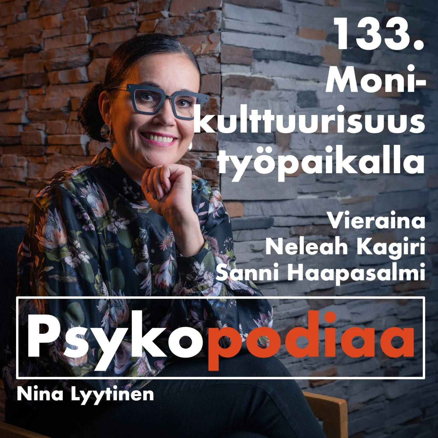 133. Monikulttuurisuus työpaikalla. Vieraina Neleah Kagiri ja Sanni Haapasalmi. artwork