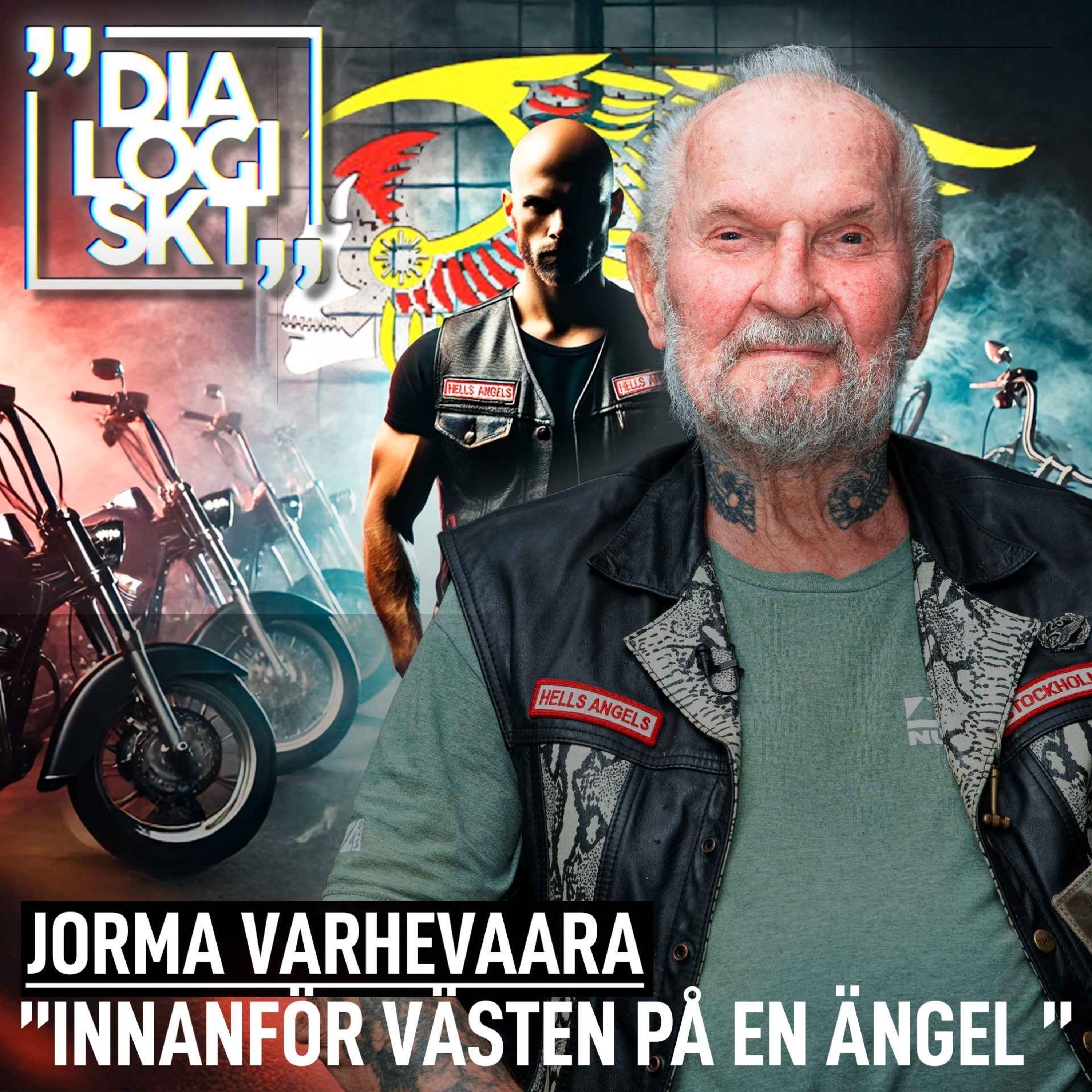 #256, Jorma Varhevaara, ”INNANFÖR VÄSTEN PÅ EN ÄNGEL” artwork