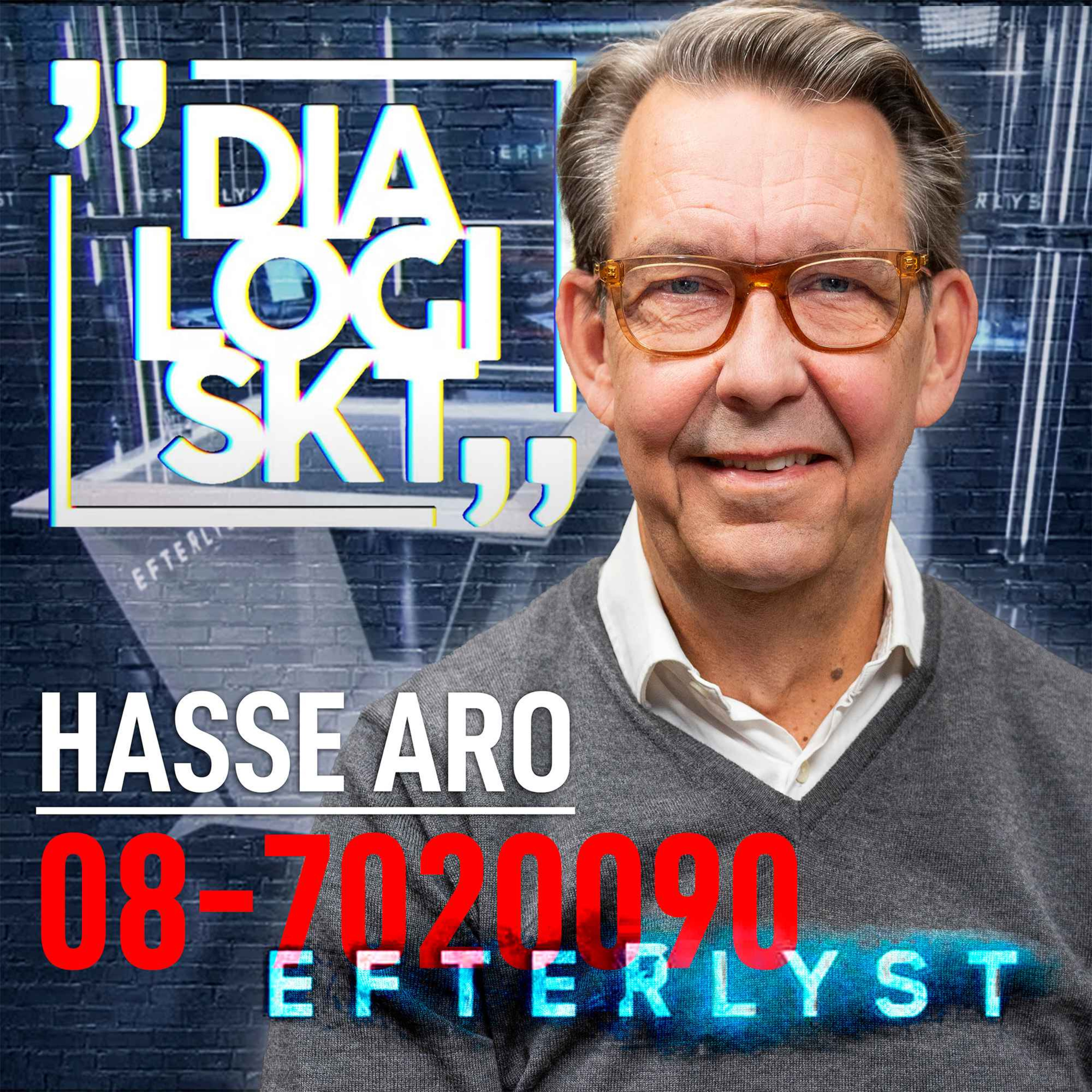 Hasse Aro,#168, ”Efterlyst 08-7020090!” artwork