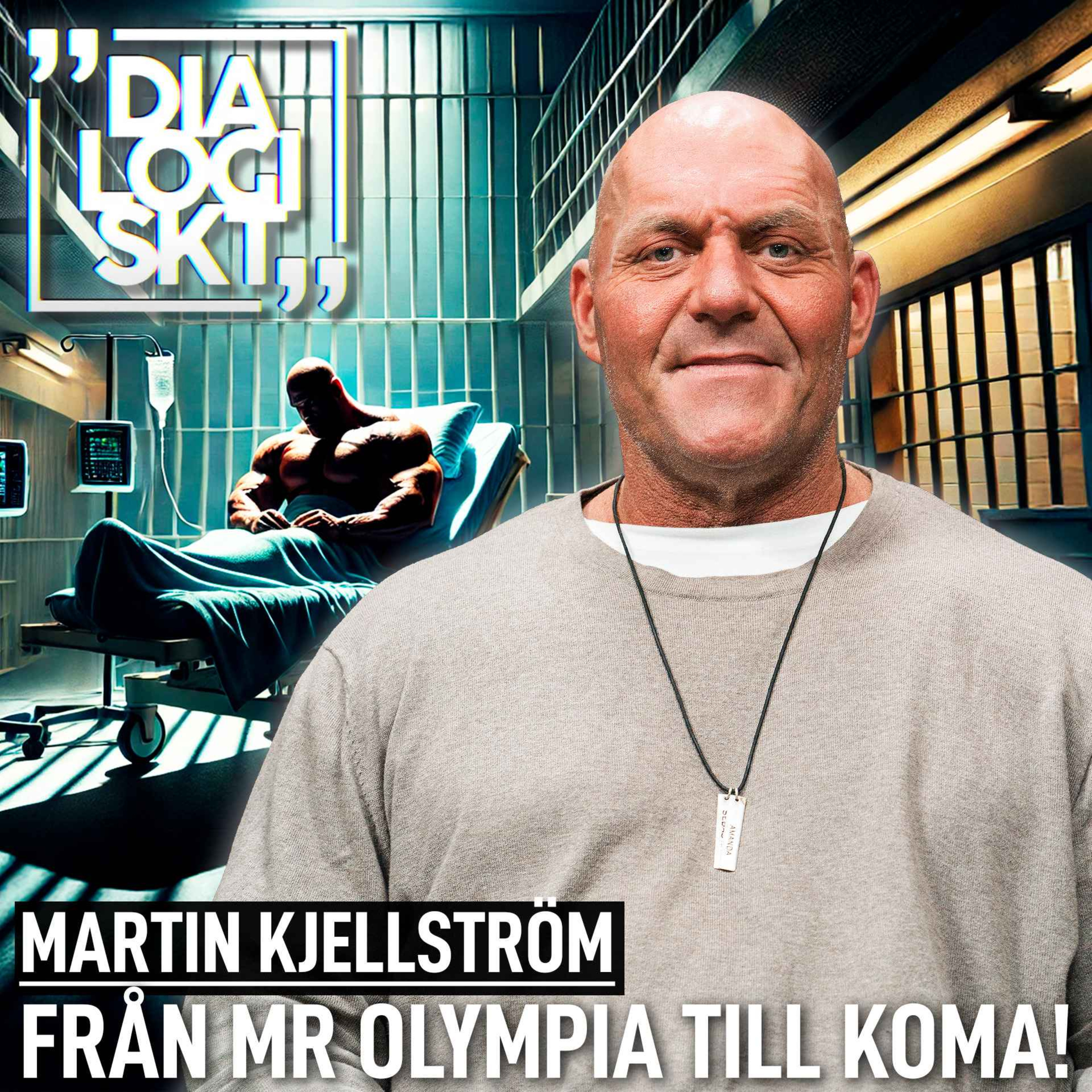 #224, Matrin Kjellström, ”MR OLYMPIA HAMNADE I KOMA !” artwork