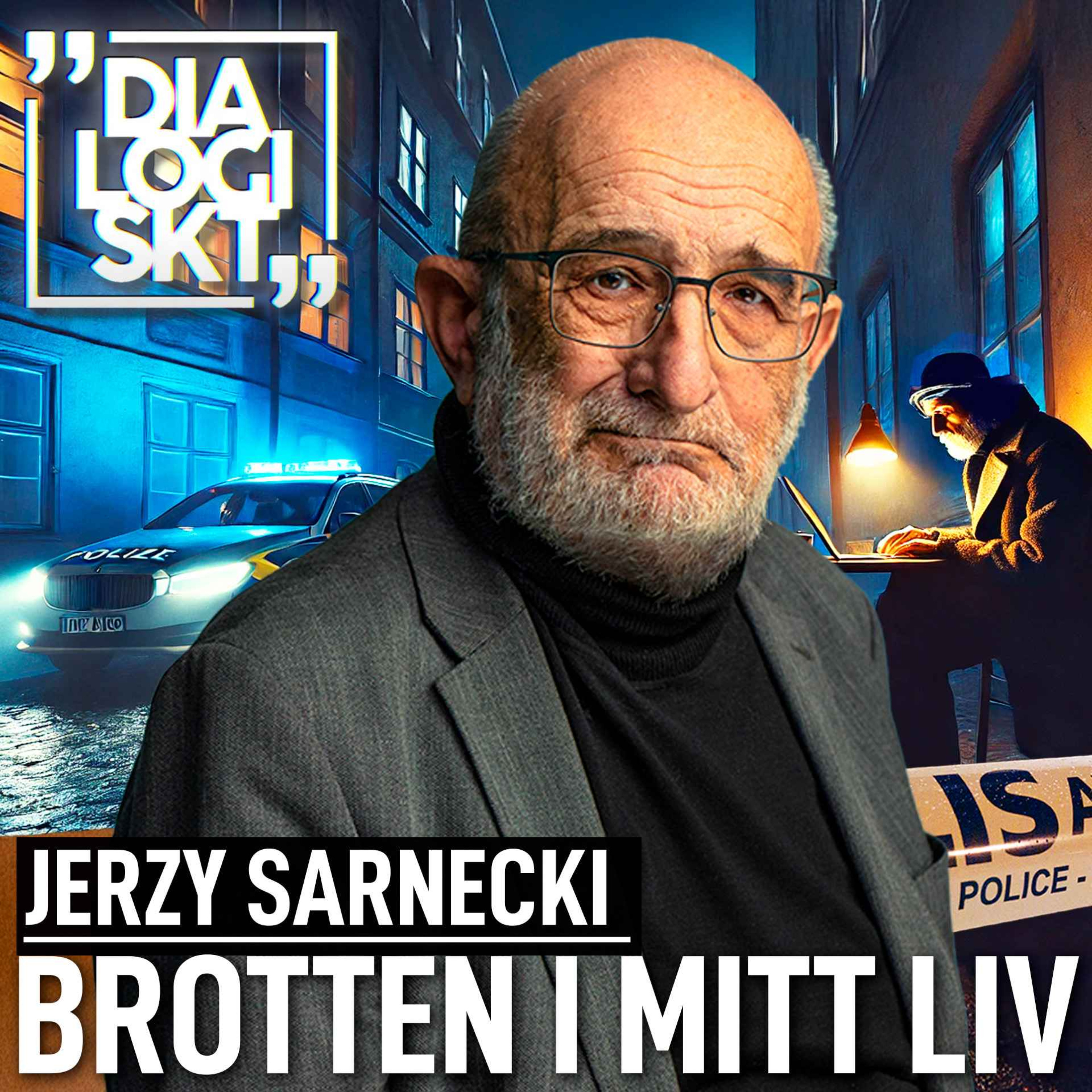 #214, Jerzy Sarnecki, ”BROTTEN I MITT LIV” artwork