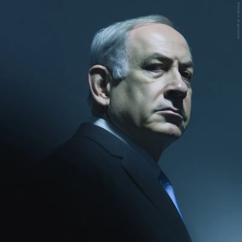 Benjamin Netanyahu (2:4): Lys, kamera, gasmaske! artwork