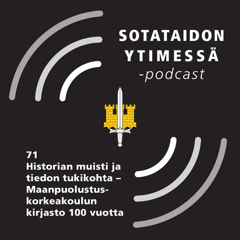 71 Historian muisti ja tiedon tukikohta – Maanpuolustuskorkeakoulun kirjasto 100 vuotta artwork