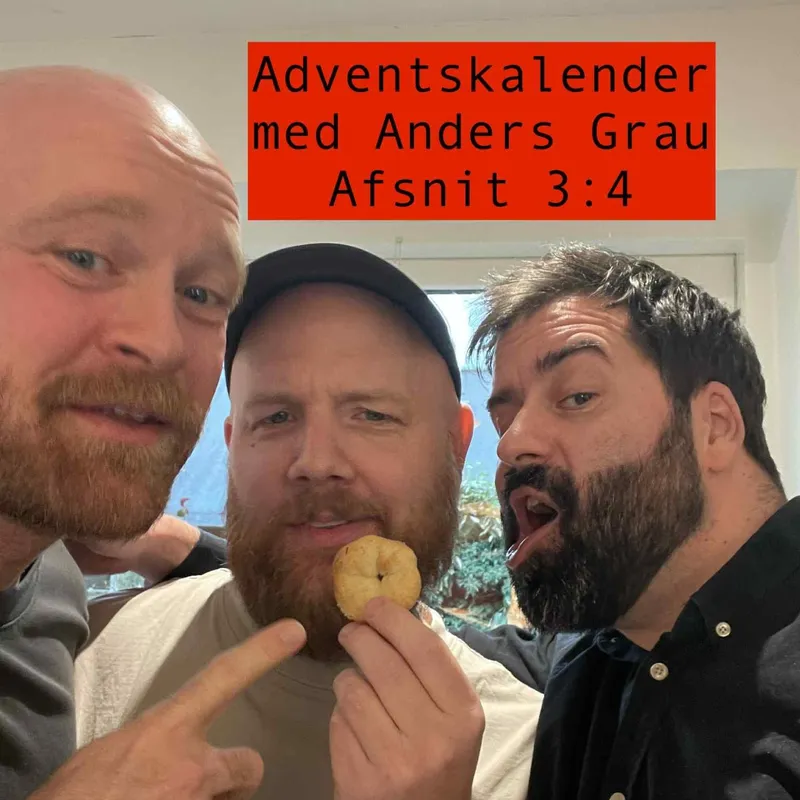#124 Adventskalender med Anders Grau 3:4 "Frost er ikke en julefilm" artwork