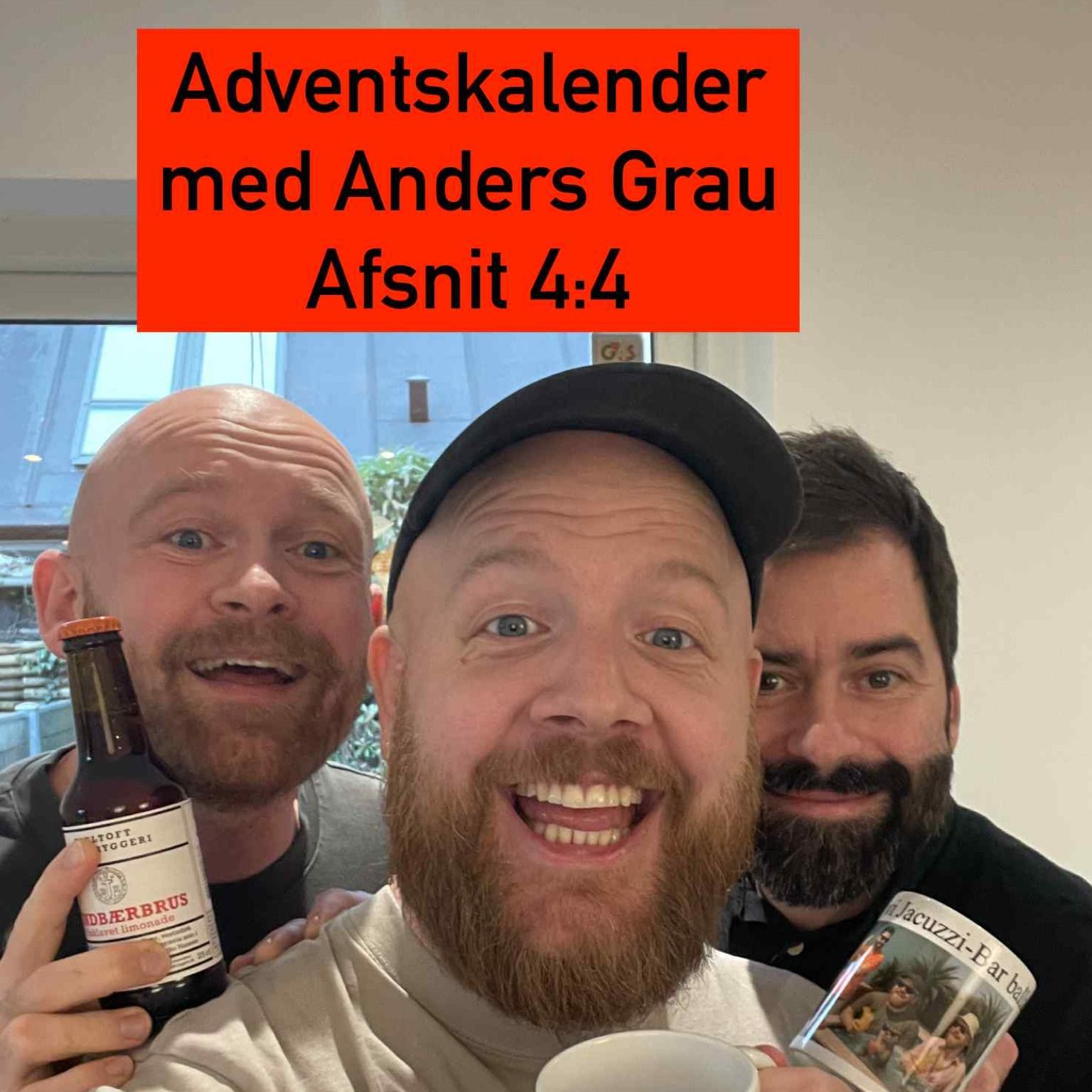 #126 Adventskalender med Anders Grau 4:4 "Juleflæsk i røven" artwork