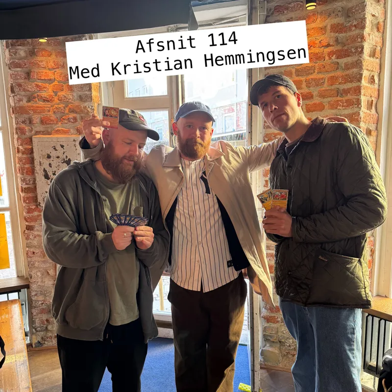 #114 "Falske handicappede, Bjarne Riis og ung kærlighed" med Kristian Hemmingsen artwork