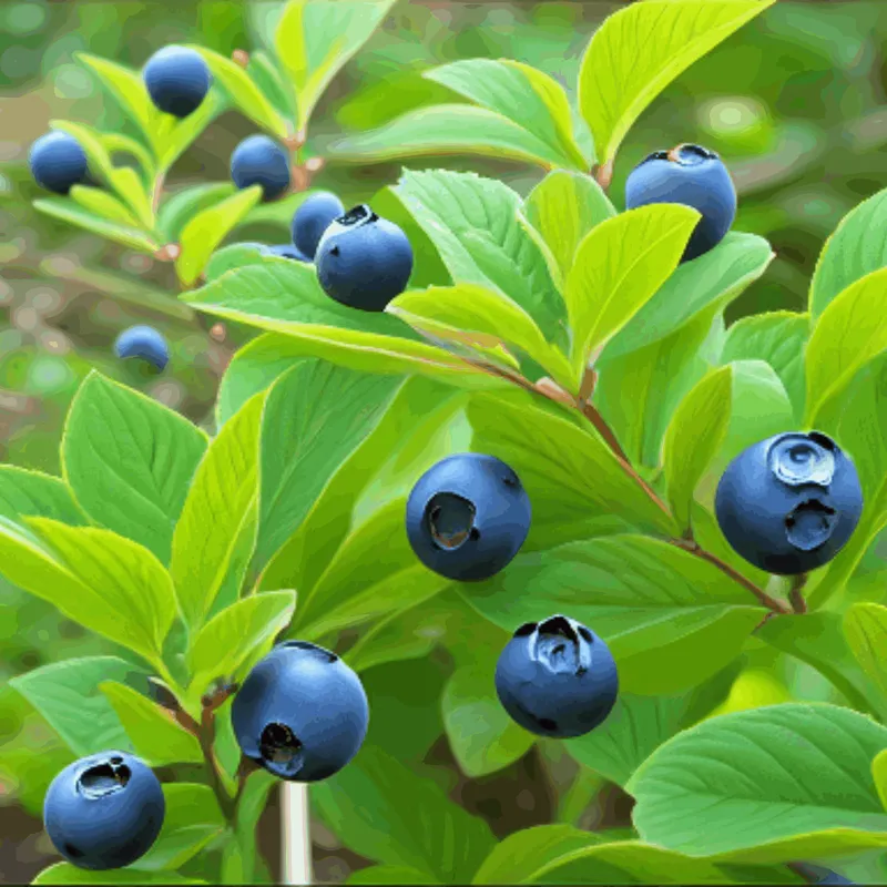Mustikka / Blueberry artwork
