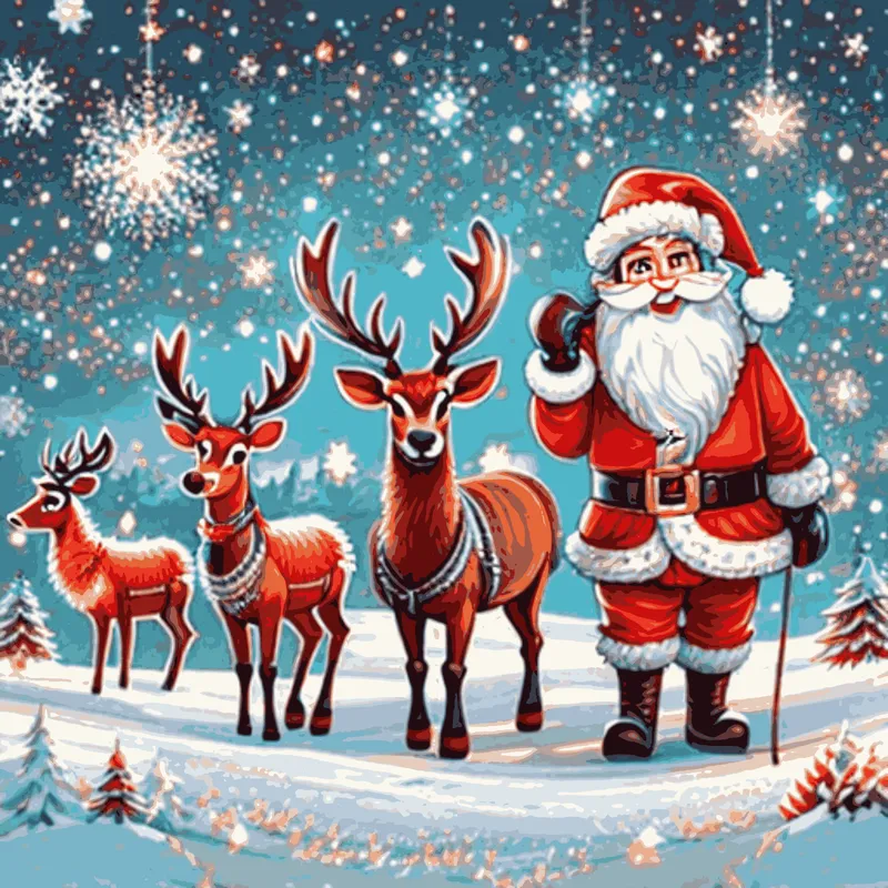 Joulupukin historia / The History of Santa Claus artwork
