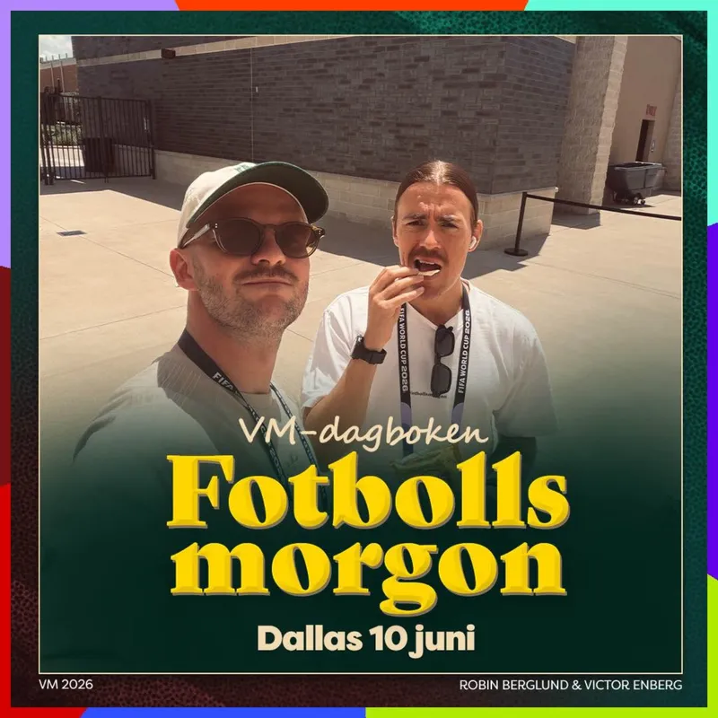 VM-dagboken: Dallas 10 juni (Fick Bergvall frågan om sommarprat?) artwork