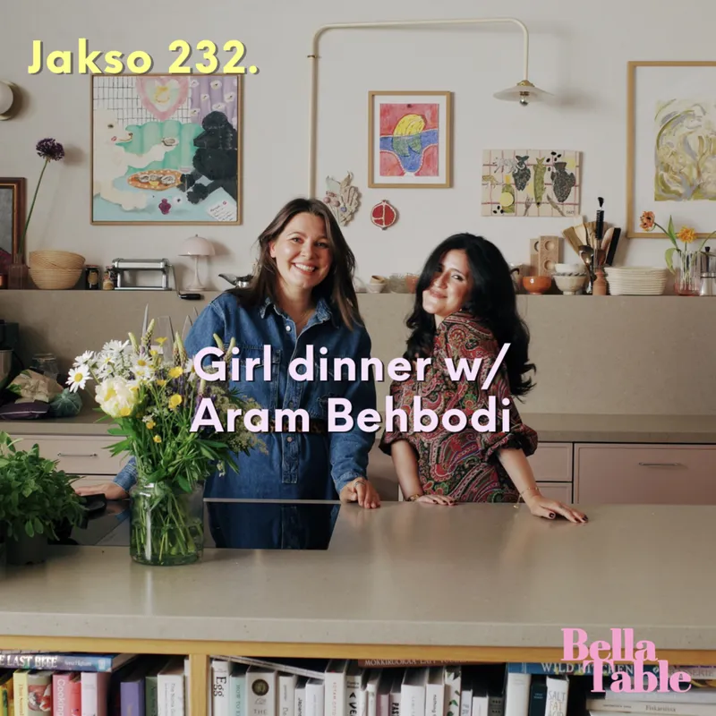 232. Girl dinner w/ Aram Behbodi artwork