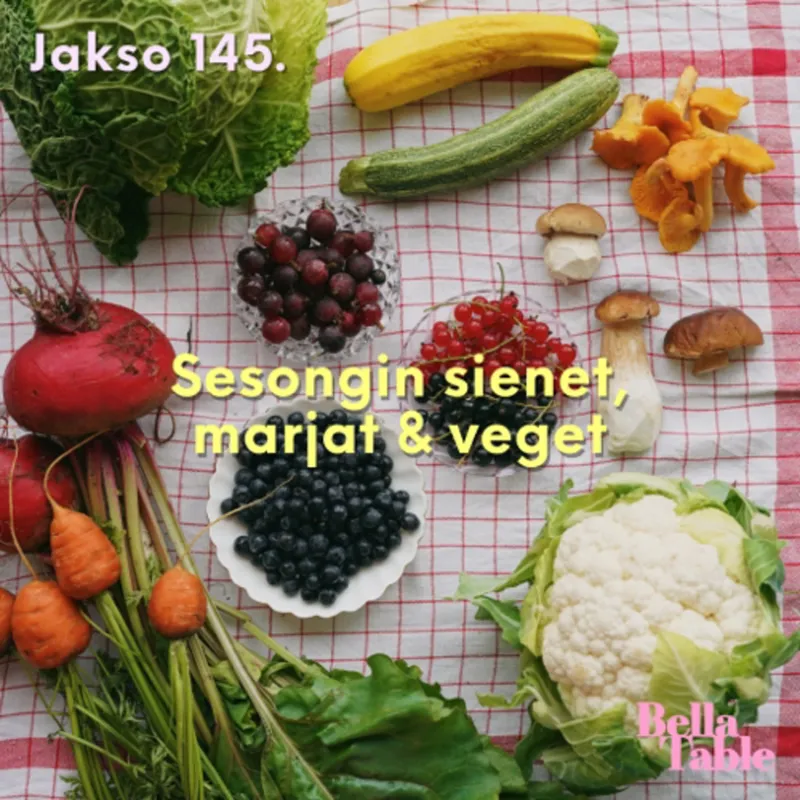 145. Sesongin sienet, marjat & veget artwork