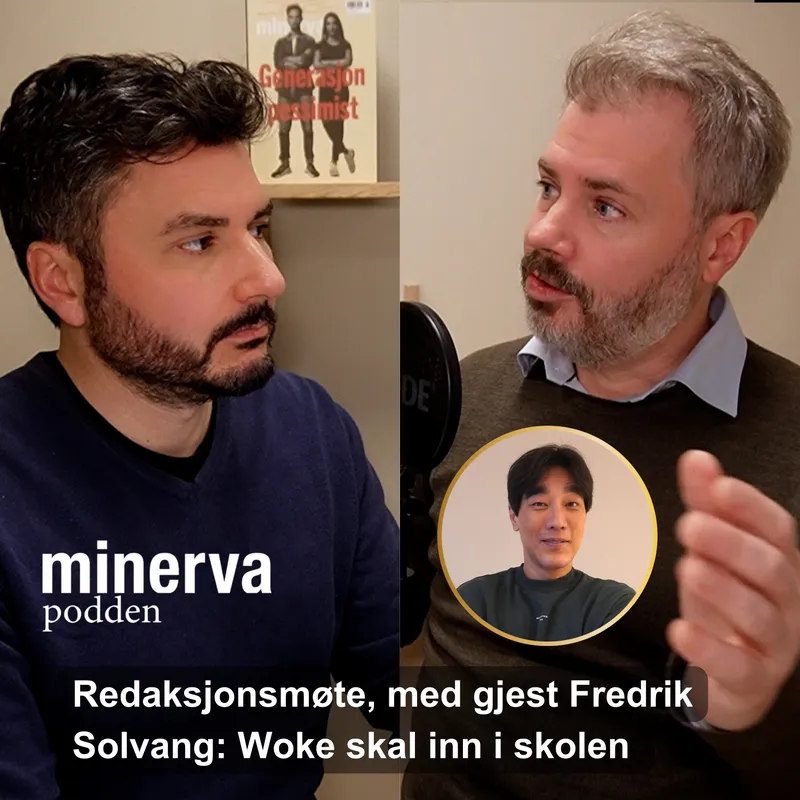 Woke skal inn i skolen: Redaksjonsmøte, med gjest Fredrik Solvang artwork