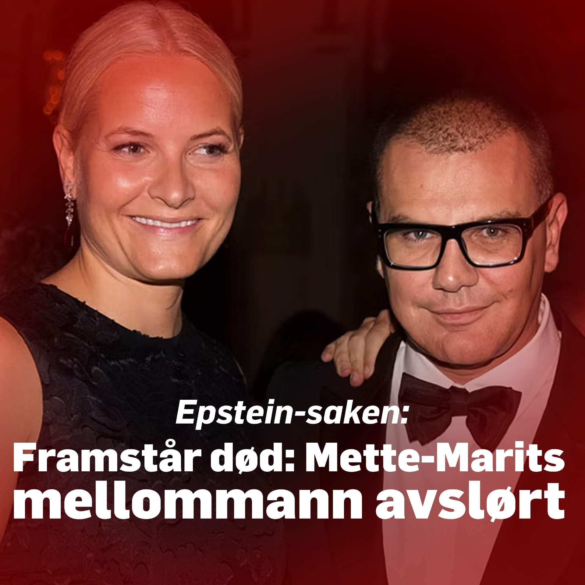 Framstår død: Mette-Marits mellommann avslørt artwork