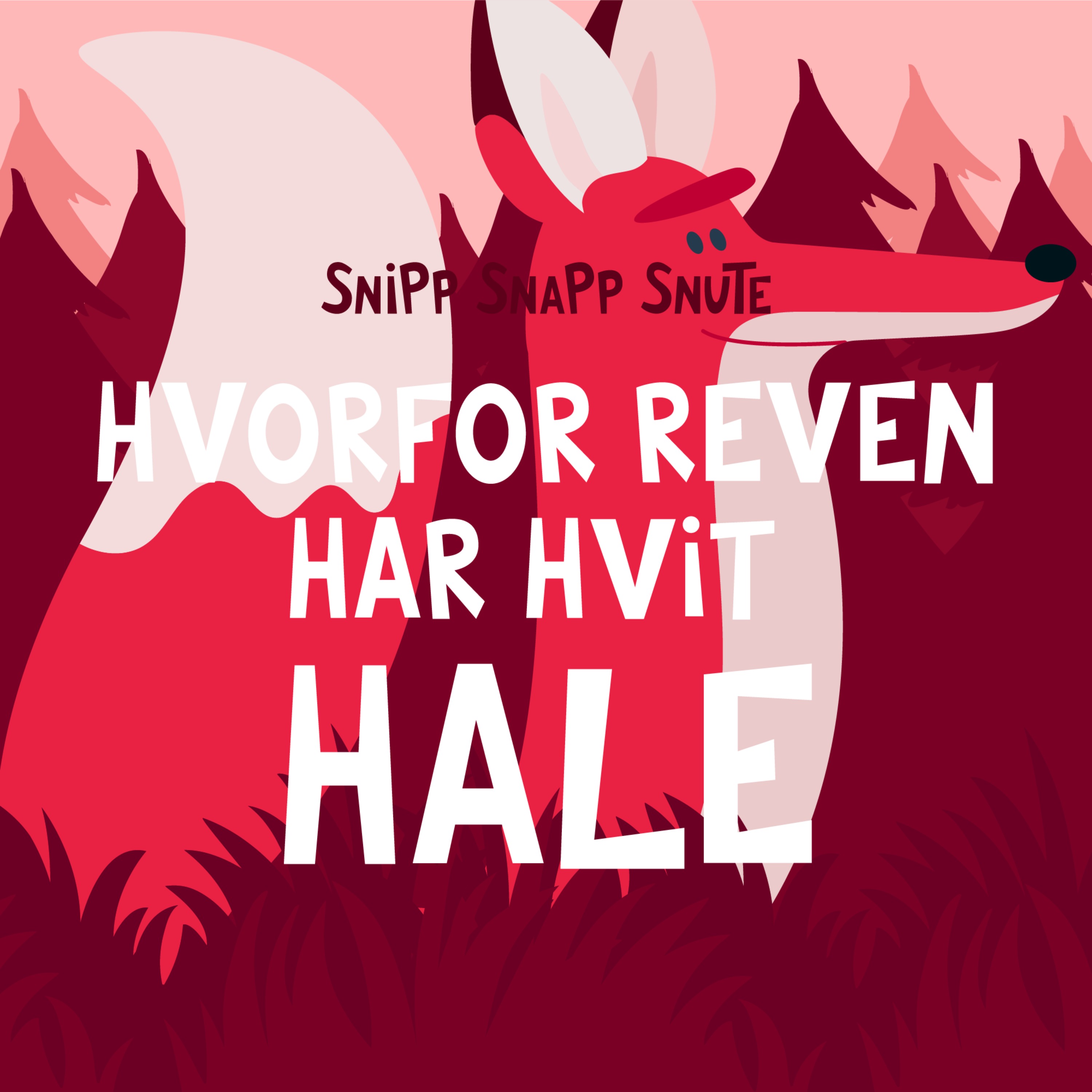 Hvorfor reven har hvit hale artwork
