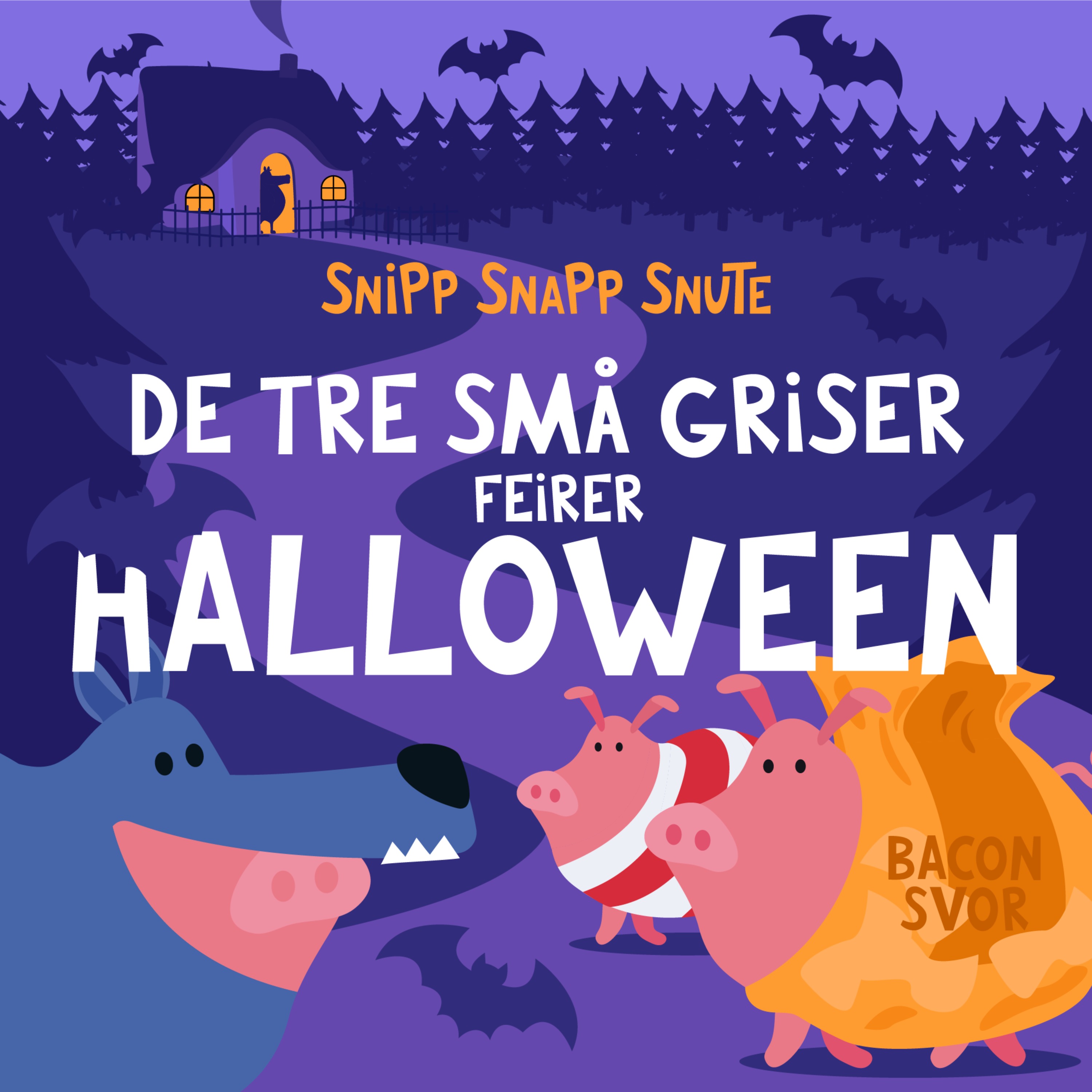 SNUTEORIGINAL: De Tre Små Griser feirer Halloween artwork