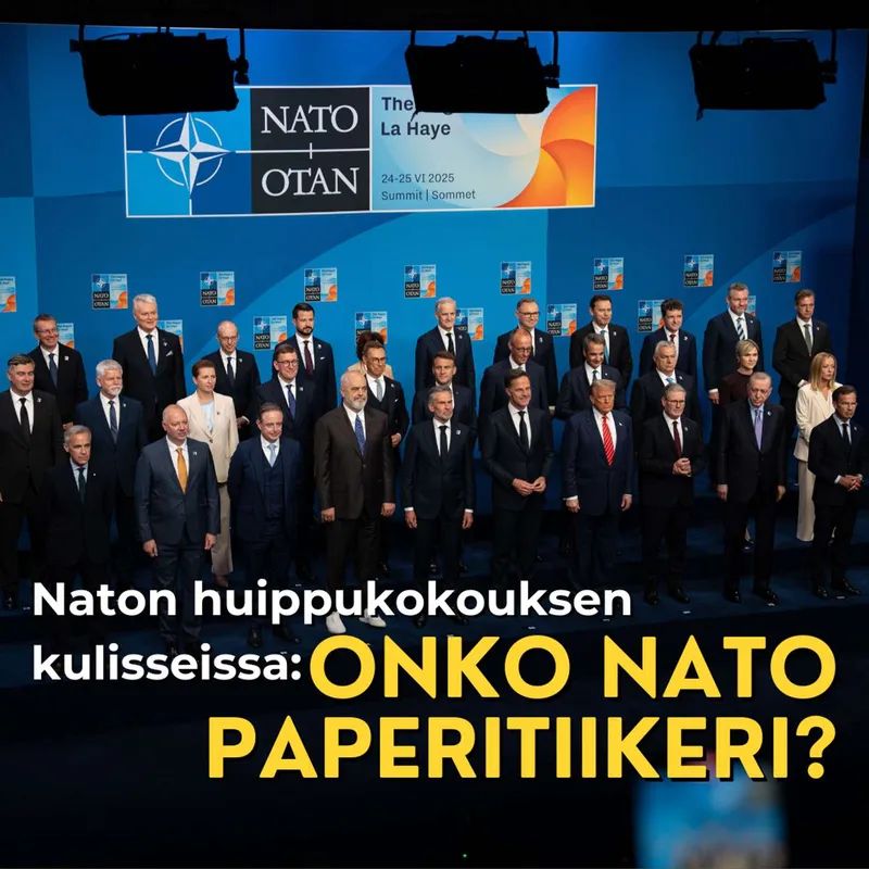 Mitä historiallista Naton huippukokouksessa oli? Haagin huippukokouksen kulisseissa artwork