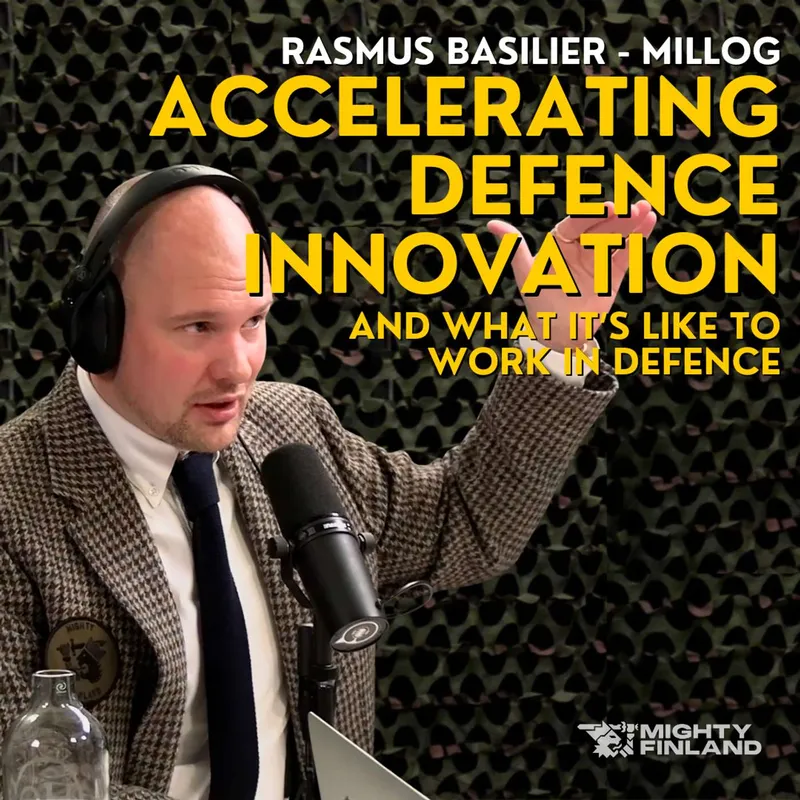 Accelerating your defence innovation and working in defence tech - Rasmus Basilier from Millog artwork