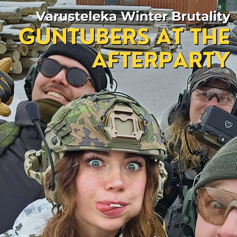 LIVE at Varusteleka Finnish Brutality Afterparty with Guntubers artwork