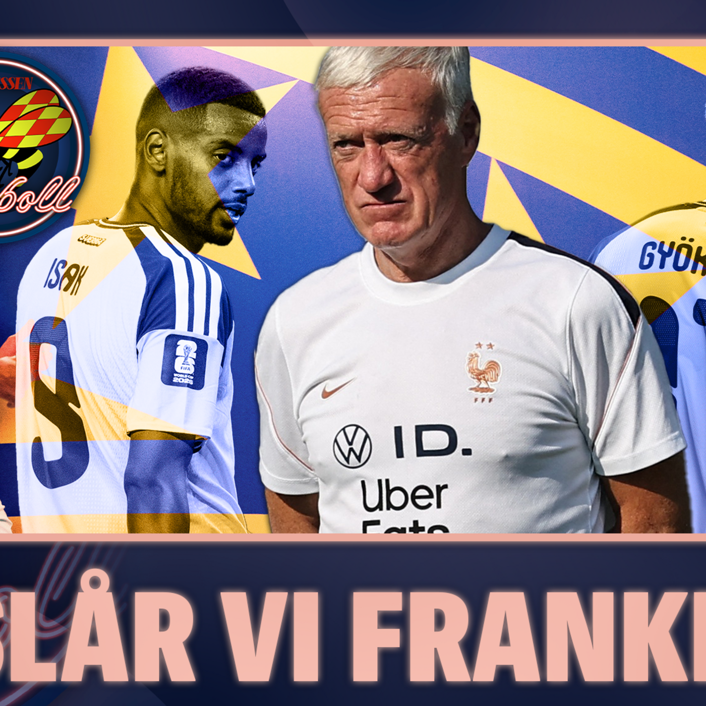 83. Så slår vi Frankrike – Extremt understöd, primitiv offensiv & korsbandskyrkogården artwork