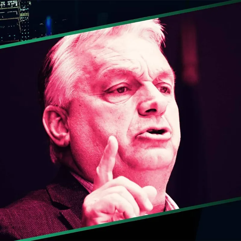 Viktor Orbán — från långhårig rebell till Europas stora huvudvärk artwork