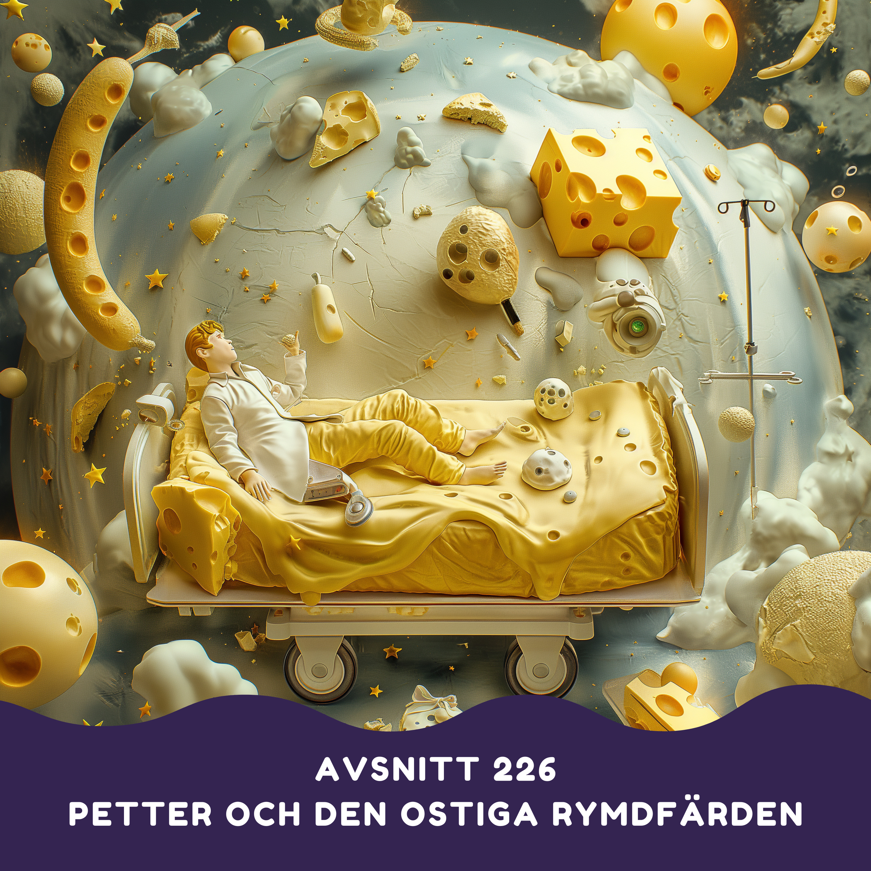 Petter och den ostiga rymdfärden artwork