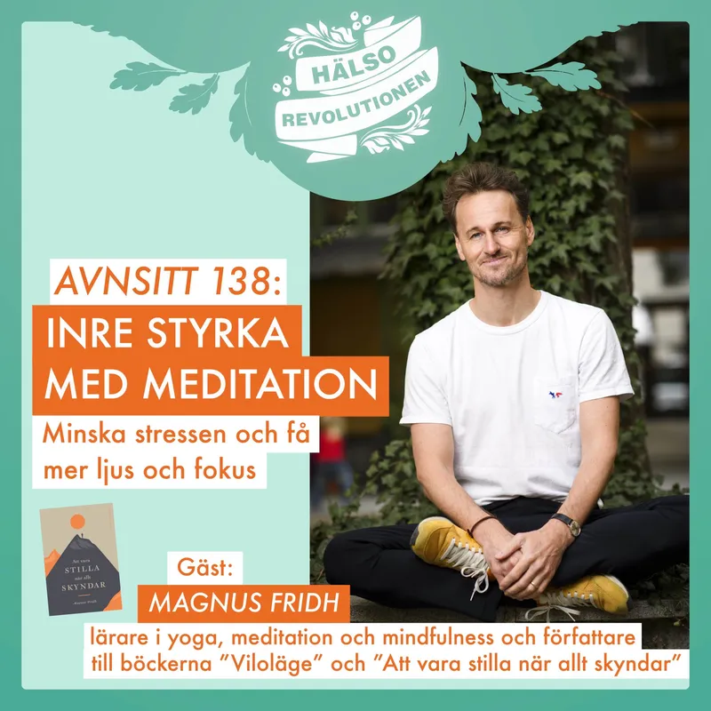AVSNITT 138: INRE STYRKA MED MEDITATION – Så kan du minska stressen, få mer ljus och fokus artwork