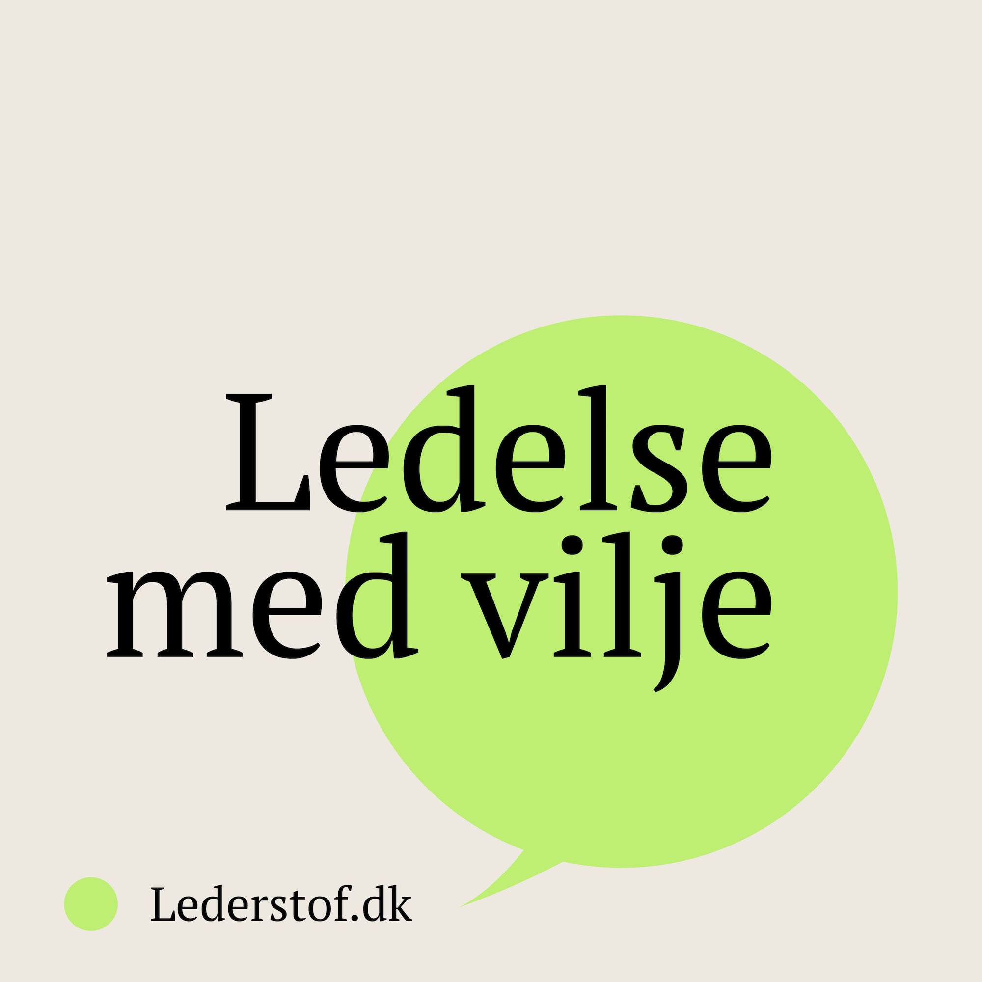 Ledelse med vilje cover art