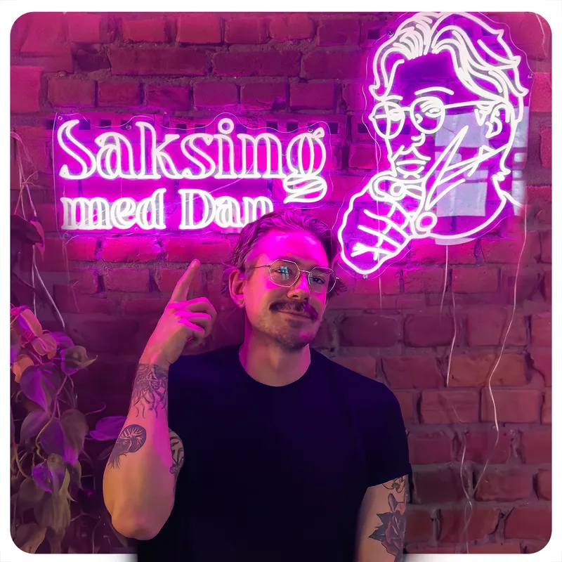 Saksing med Dan cover art